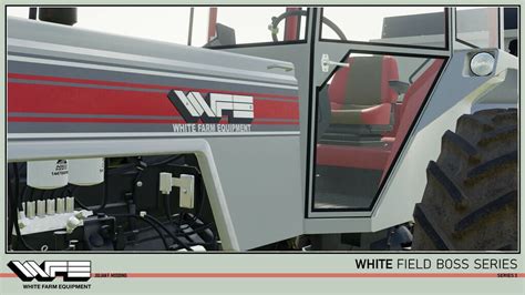 White Field Boss Series 3 1.2.0.0 Tractor - Farming Simulator 2022 mod, LS 2022 mod / FS 22 mod