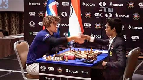 Praggnanandhaa vs Carlsen, World Cup Final Round 2 highlights: 2nd round drawn | Hindustan Times