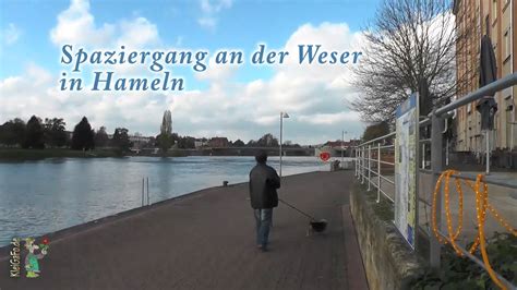 Spaziergang an der Weser in Hameln - YouTube