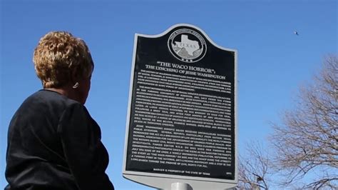 Jesse Washington lynching: Historical marker dedicated outside Waco City Hall - YouTube