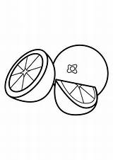 Grapefruit 3 Coloring Page For Kids Printable  sketch template