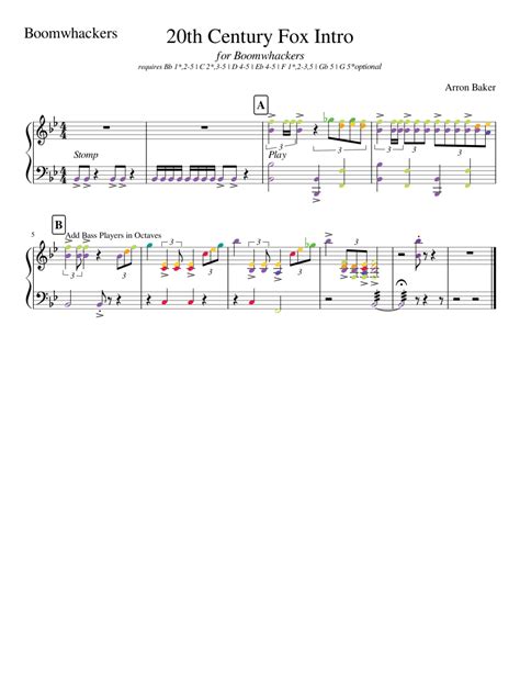 20th Century Fox Intro Sheet music for Piano (Solo) | Musescore.com