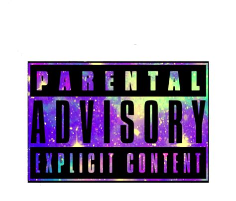 Transparent Background Parental Advisory Png