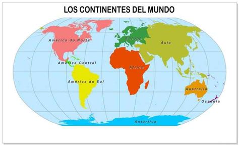 Top 19 Mejores Mapas De Los 5 Continentes Con Sus Paises Y Capitales En ...