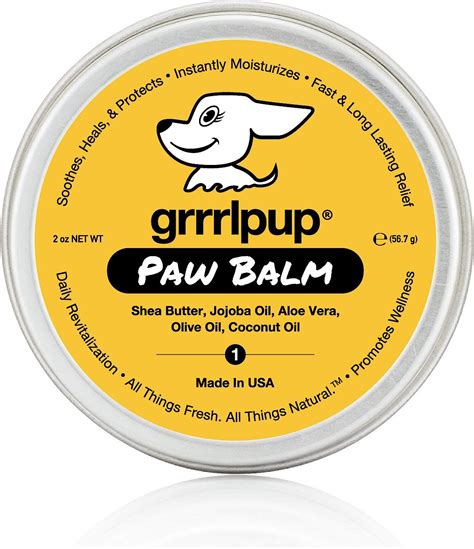 Grrrlpup Dog Paw Balm, 2-oz tin - Chewy.com
