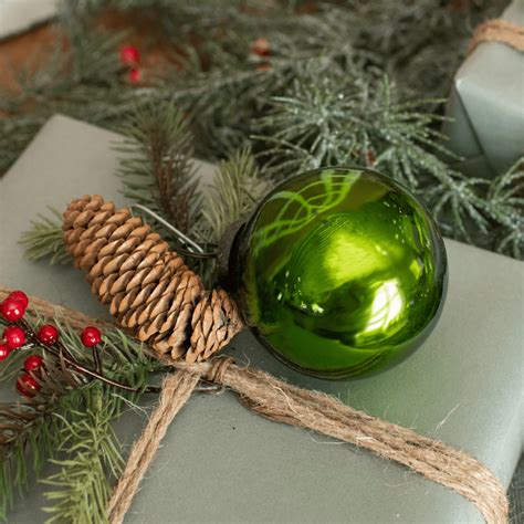 Green Ball Ornament - Only Prettier Design