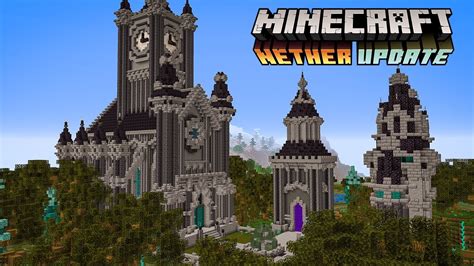 Minecraft 1.16 EPIC Base Build | Gothic Cathedral Timelapse - YouTube