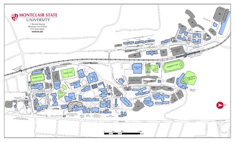 Montclair State University Campus Map - United States Map