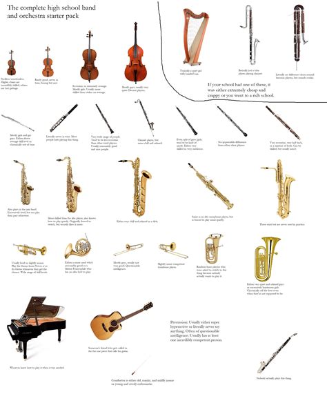 The complete high school band and orchestra instruments starterpack : r ...