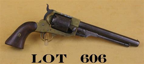 Aged reproduction of a Spiller and Burr Civil War era percussion revolver, .36 cal., 6” octagon ba