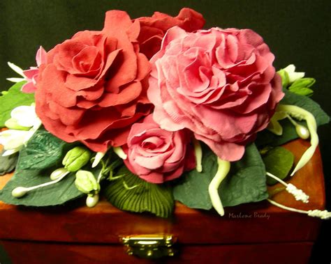 Marlene Brady: Air Dry Polymer Clay Flowers #2