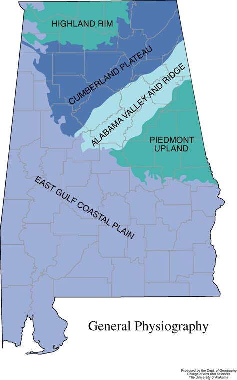 Map Of Mountains In Alabama