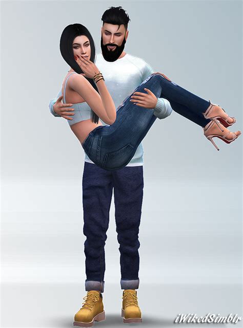 Sims 4 CC's - The Best: Couple Pose Pack by iWikedSimblr