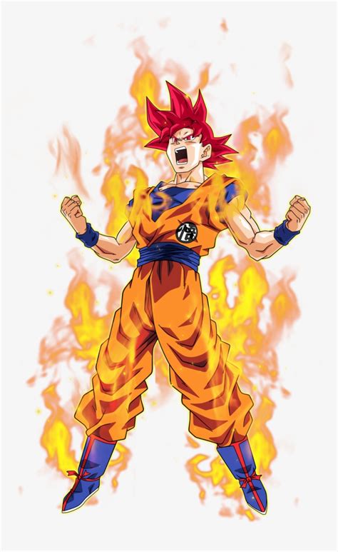 Dragon Ball Wiki - Goku Super Saiyan God Transparent PNG - 1024x1621 - Free Download on NicePNG