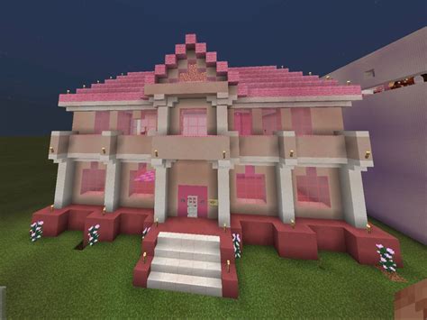 How to Build Cute and Pink Things in Minecraft | Minecraft house tutorials, Minecraft houses ...