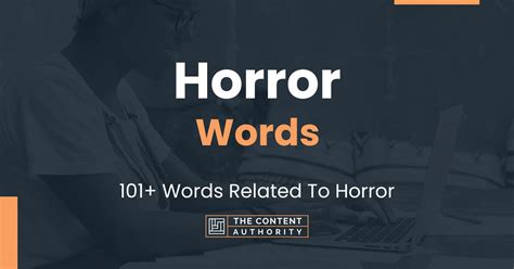 Horror Words - 101+ Words Related To Horror