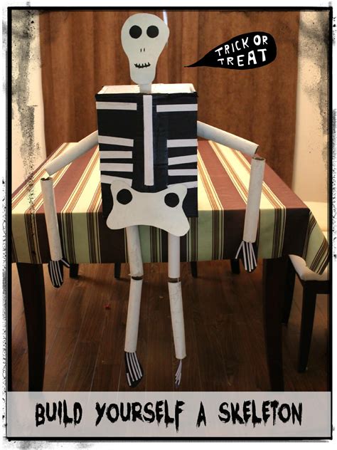 DIY Halloween Skeleton Craft for Kids! - Mom vs the Boys