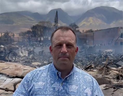 'Devastating': Hawaii Governor Josh Green Visits Destroyed Town of Lahaina