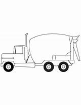 Cement Truck Coloring Page  Home sketch template
