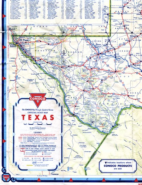 West Texas Road Map - Squaw Valley Trail Map