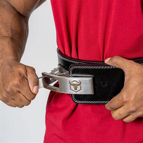 10mm 4" Lever Powerlifting Belt Leather | Iron Bull Strength