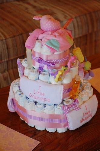 Diaper Cake #2 | For Leslie's friends & family shower | Melinda | Flickr