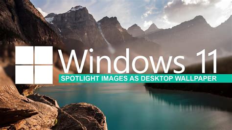 How to use Windows Spotlight Images as desktop wallpapers on Windows 11. - YouTube