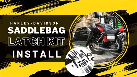 Installing a Saddlebag Latch Kit on Your Harley Davidson - Step-by-Step Guide - YouTube