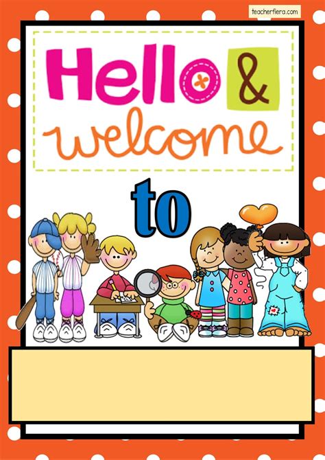 teacherfiera.com: WELCOME TO CLASS BANNER / POSTER