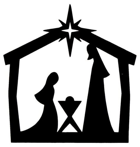 Nativity Silhouette Patterns - ClipArt Best | Nativity silhouette ...