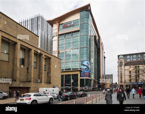 Cineworld building in Renfrew Street, Glasgow city centre, Scotland, UK ...