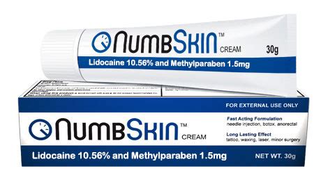 NumbSkin 10.56% Numbing Anesthetic Cream-642419893417