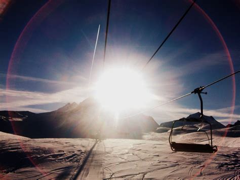 Val D'Isere, view from a ski lift | French resorts, Ski resort, Ski lift