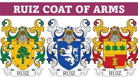 Ruiz Coat of Arms & Family Crest - Symbols, Bearers, History - YouTube