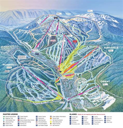 Sun Peaks Ski Resort Guide, Location Map & Sun Peaks ski holiday accommodation