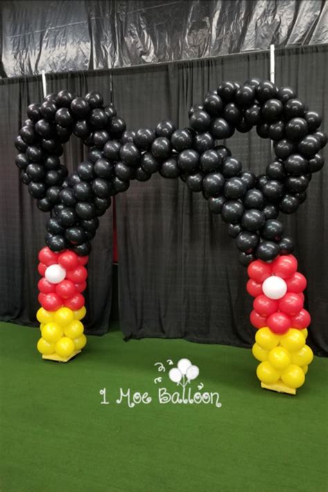 Mickey Mouse balloon arch | Balloon arch, Mickey mouse balloons, Balloons