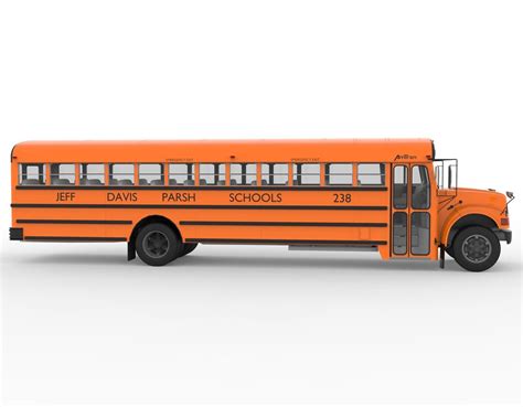 Ward Amtran School Bus 3D model | CGTrader