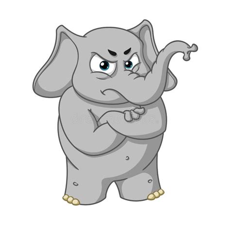 Top 120+ Angry elephant cartoon images - Tariquerahman.net