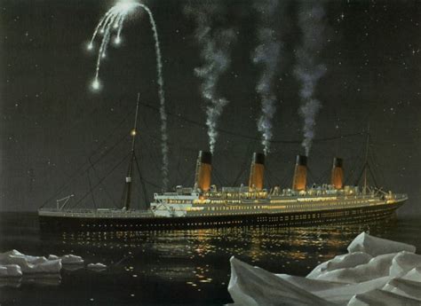 Oceanic Steam Navigation Spot, Paintings of the Titanic sinking by Ken Marschall ...