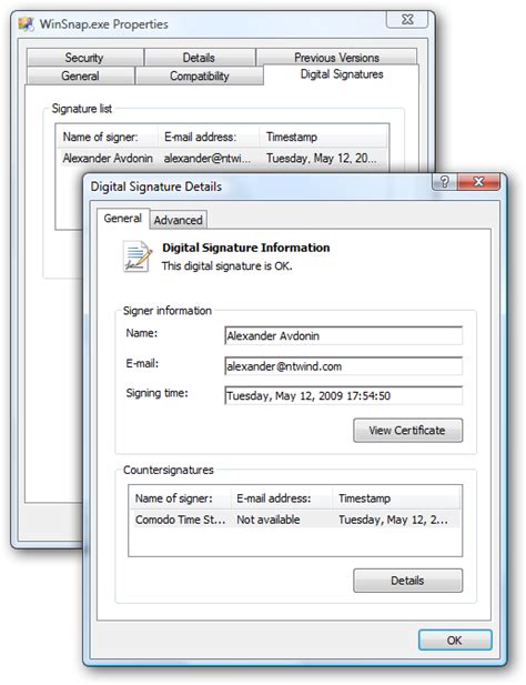 Digital Signatures - NTWind Software