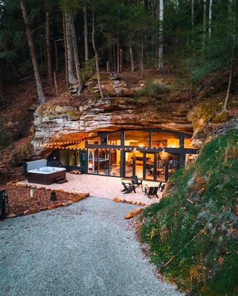 This Cave In Hocking Hills Has Been Transformed Into A Luxurious ...