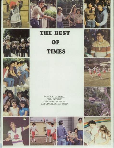 Explore 1982 James Garfield High School Yearbook, Los Angeles CA - Classmates