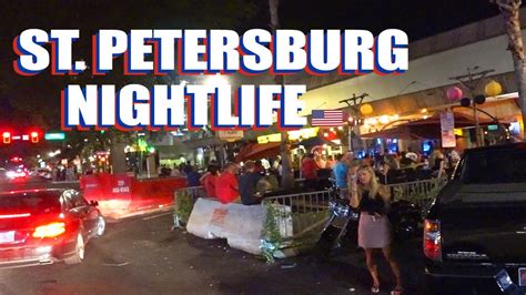 St Petersburg Florida Nightlife: Downtown Driving Tour 2021 - YouTube