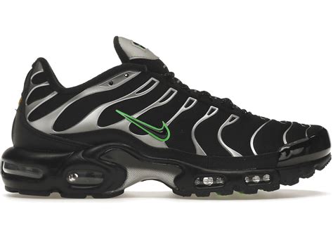 Nike Air Max Plus Black Silver Green Strike Men's - DR0139-001 - US