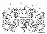 Free Candyland Coloring Page  Printable Pages sketch template