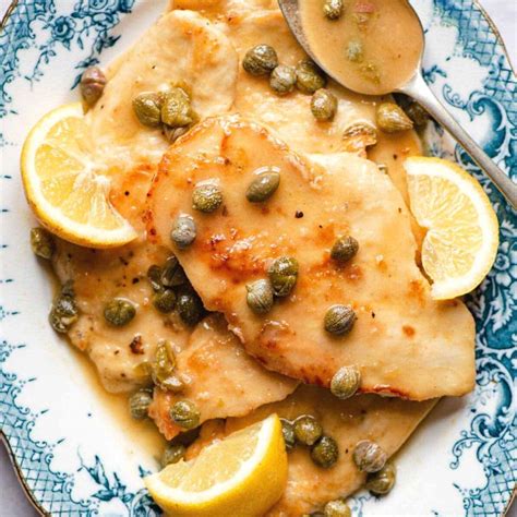 Chicken Piccata with Capers and Lemon - Inside The Rustic Kitchen