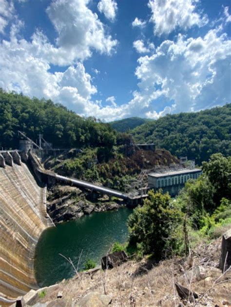 Once The Tallest Overflow Dam In The World, North Carolina's Cheoah Dam ...