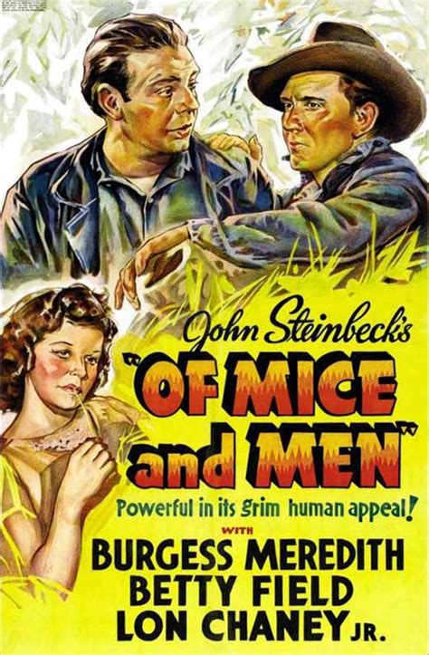 Of Mice and Men Movie Posters From Movie Poster Shop