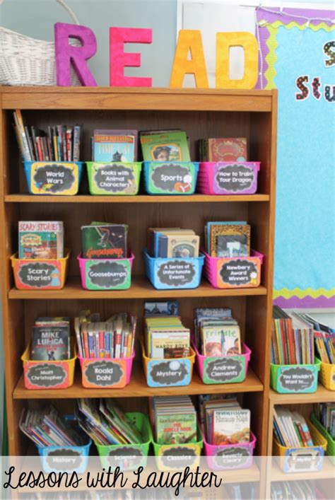 Classroom Library Organization - Lessons With Laughter