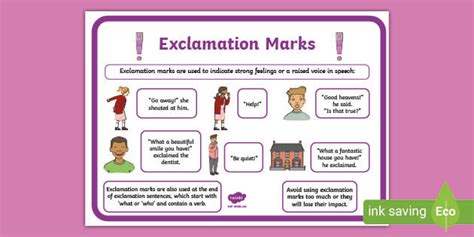 FREE! - 👉 Exclamation Marks Punctuation Poster